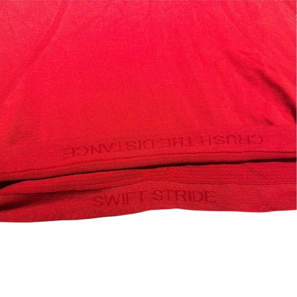 Lululemon Swiftly Tech Long Sleeve 2.0 - Women's Red Long Sleeve Top size 6 - Picture 14 of 16